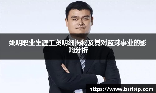 姚明职业生涯工资明细揭秘及其对篮球事业的影响分析